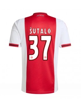 Moški Nogometna dresi replika Ajax Josip Sutalo #37 Domači 2025-26 Kratek rokav